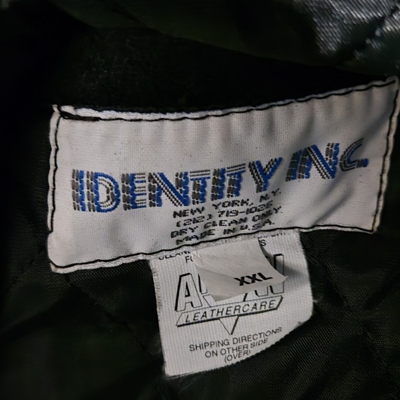 Vintage Boogies Diner Las Vegas Varsity Jacket Leather And Wool Size XXL - Picture 8 of 8